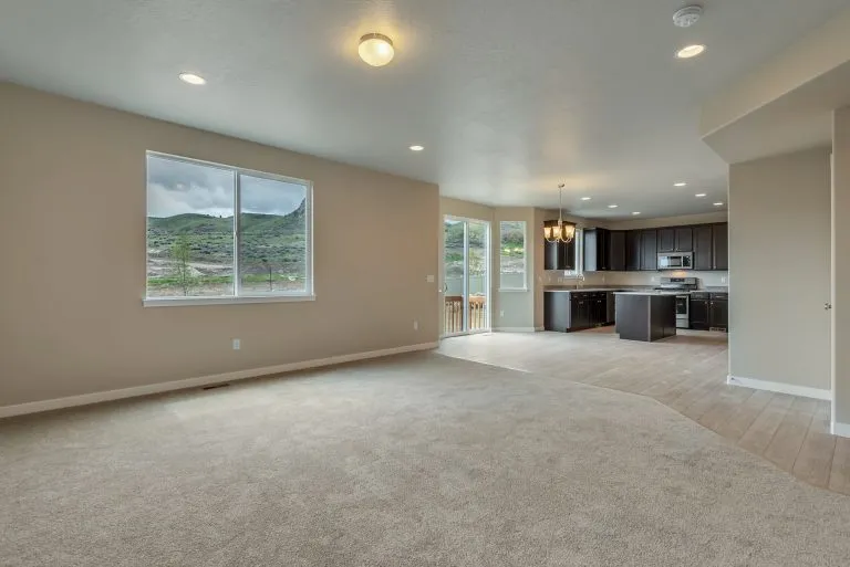 Open kitchen concept in a new home from McArthur Homes.
