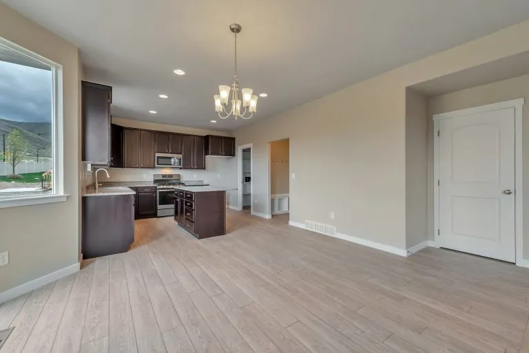 Kitchen in a new home from McArthur Homes.