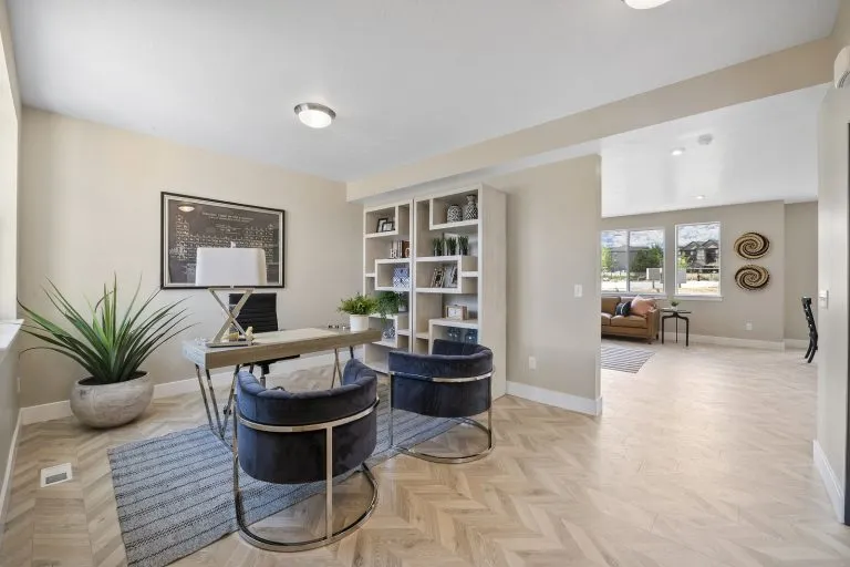 Office in a new home from McArthur Homes.